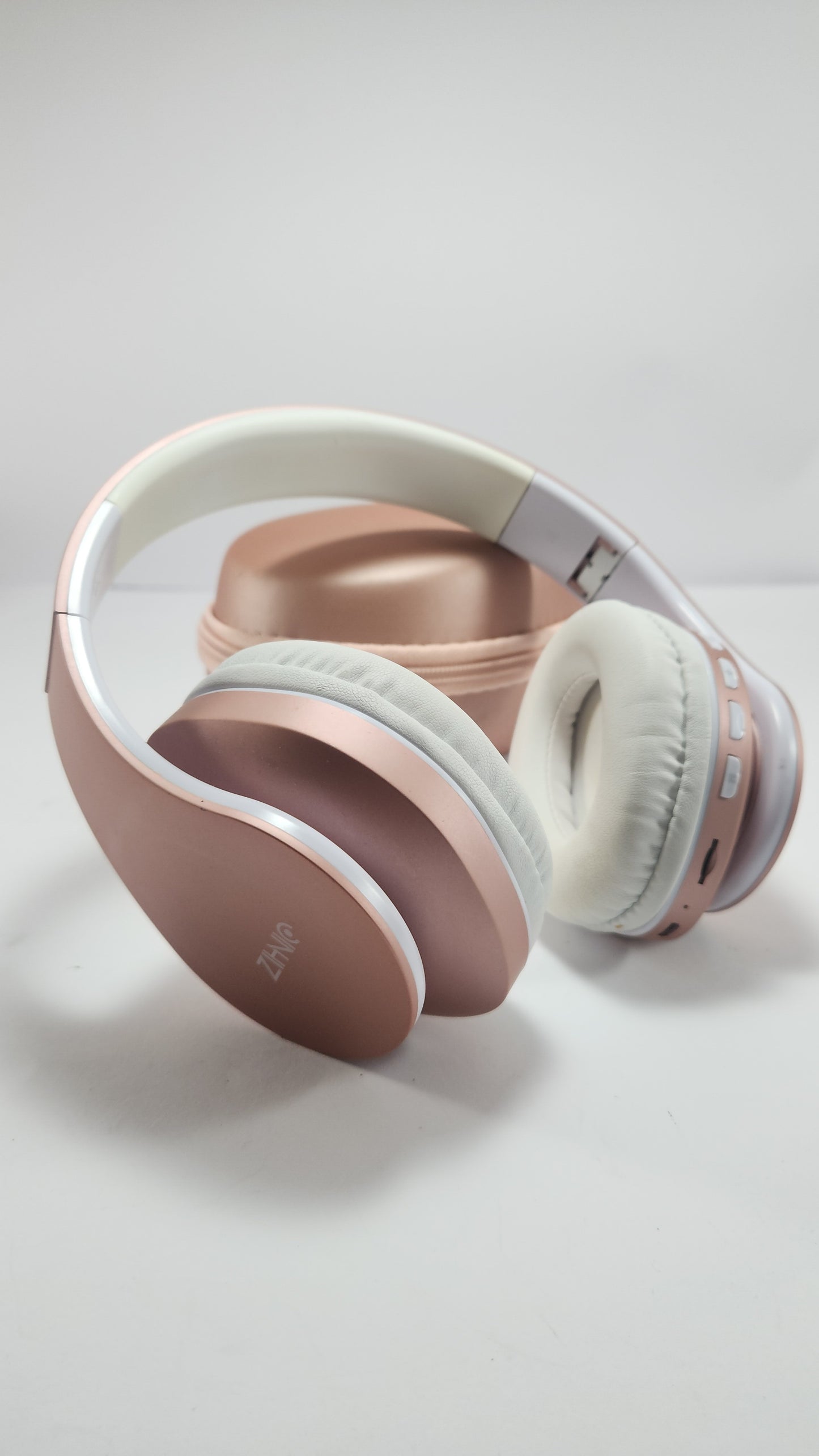 Audífonos ZANC Bluetooth Rose Gold