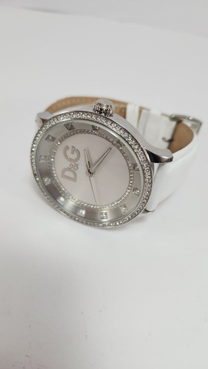 Dolce & Gabbana (D&G) White Leather Watch