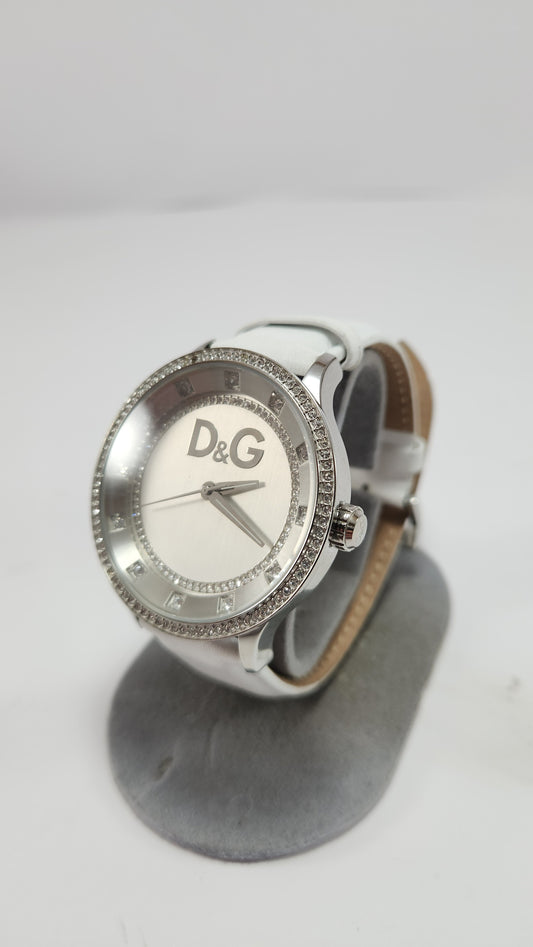Dolce & Gabbana (D&G) White Leather Watch