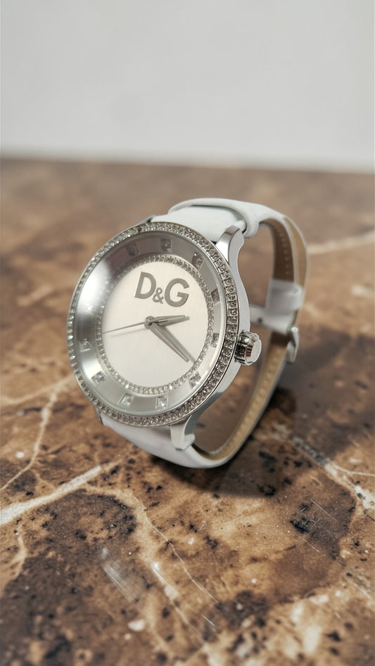 Dolce & Gabbana (D&G) White Leather Watch