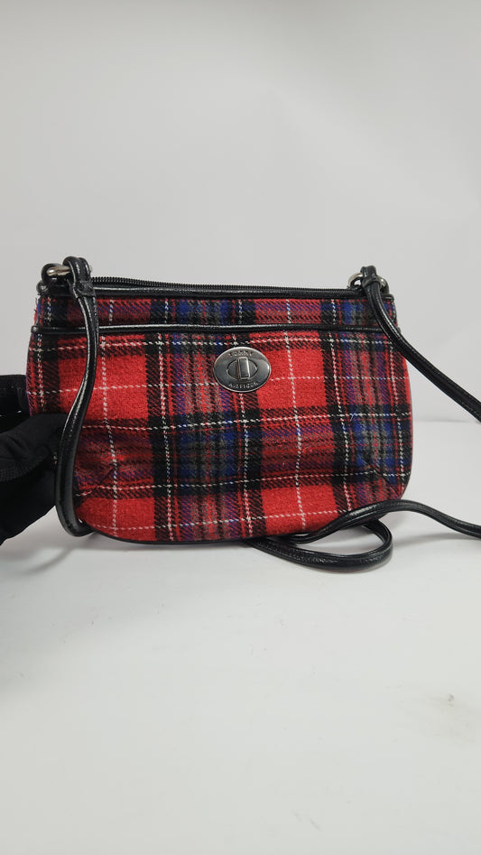 Tommy Hilfiger Red Plaid Crossbody