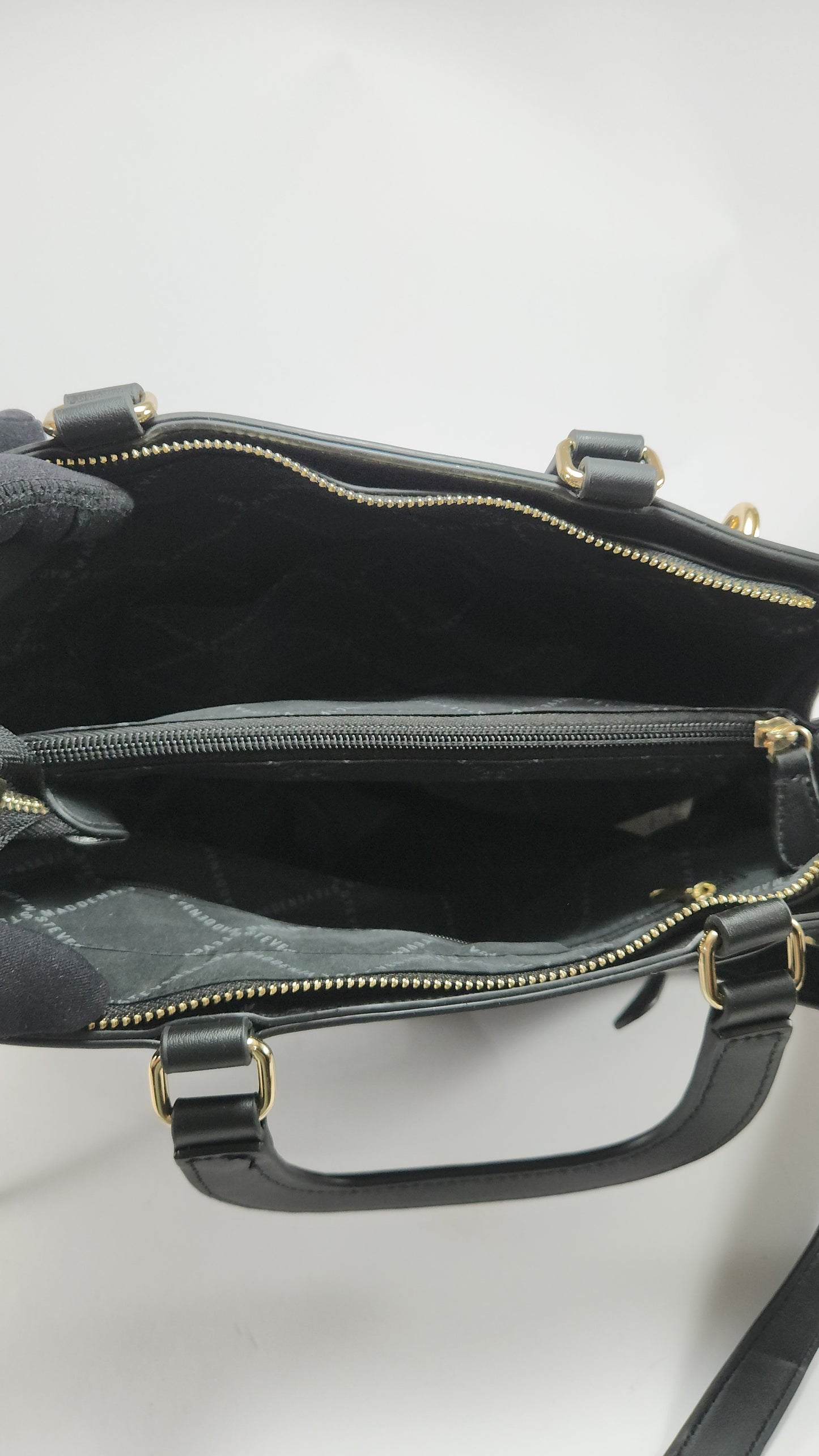 Steve Madden Embossed Logo Blisha Chain Satchel