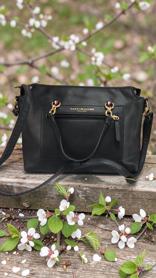 Tommy Hilfiger Black Tote Bag