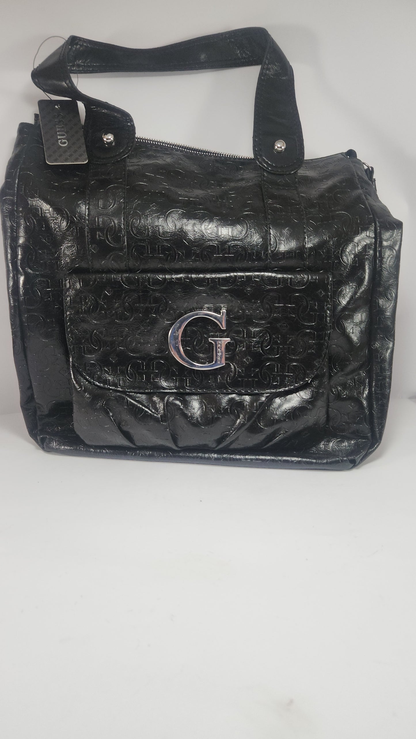 Bolsa Guess G Logo Negra