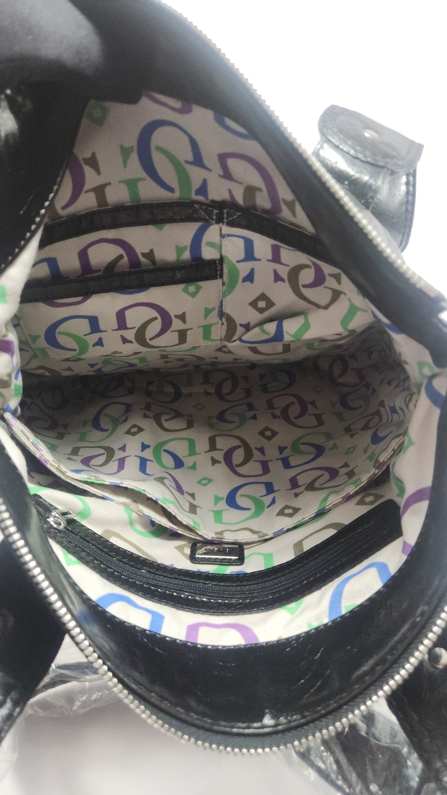 Bolsa Guess G Logo Negra
