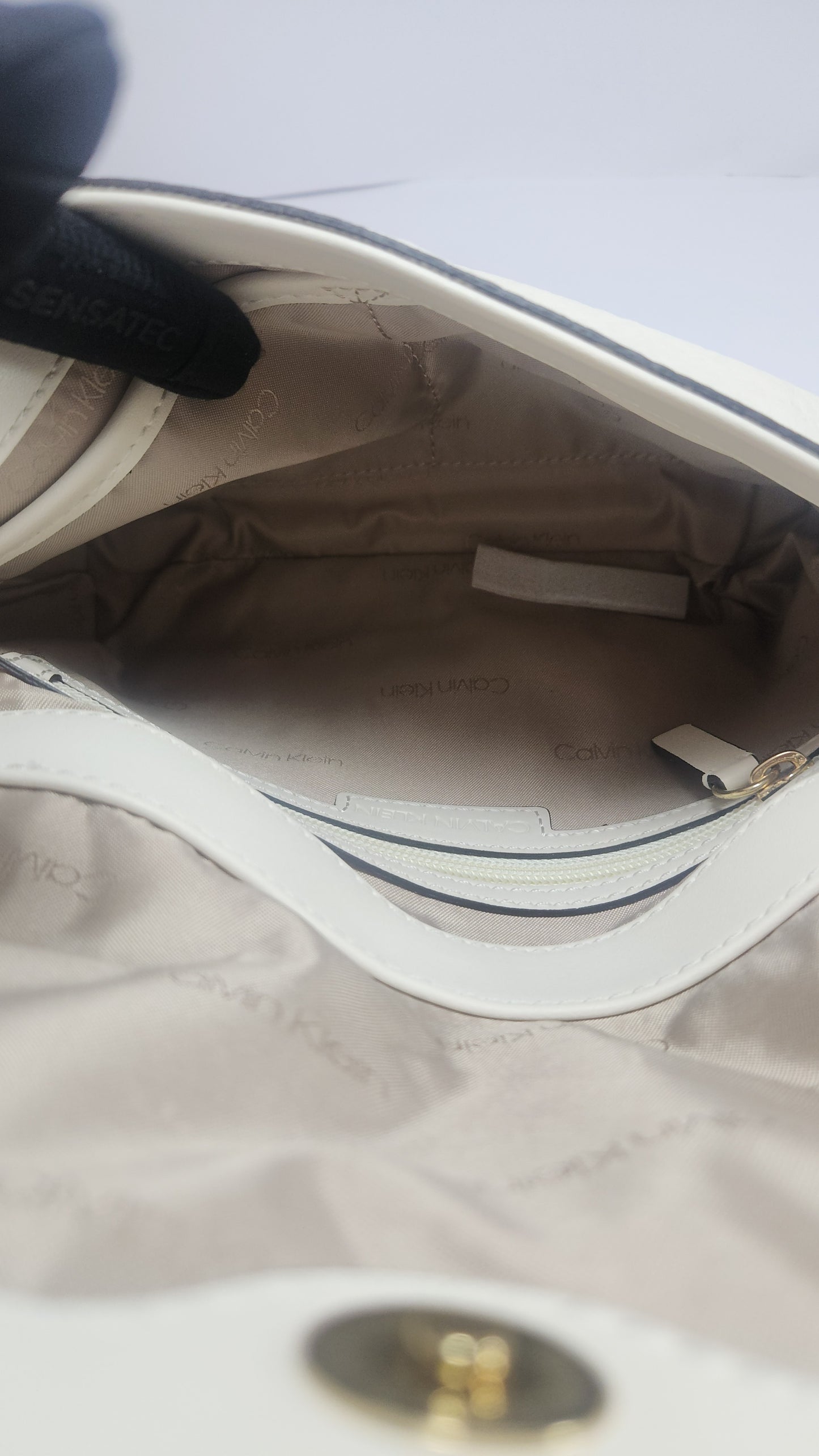 Calvin Klein Leather Elaine Flap Crossbody