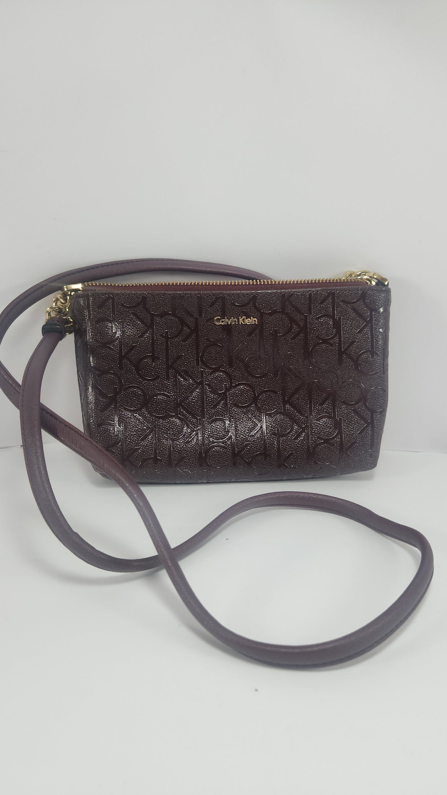 Calvin Klein Burgundy Crossbody