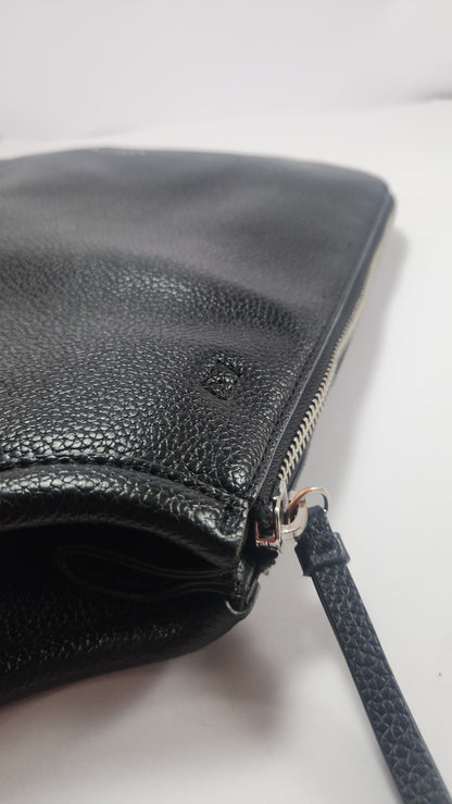 Calvin Klein Women's Black Saffiano Leather Shoulder Bag