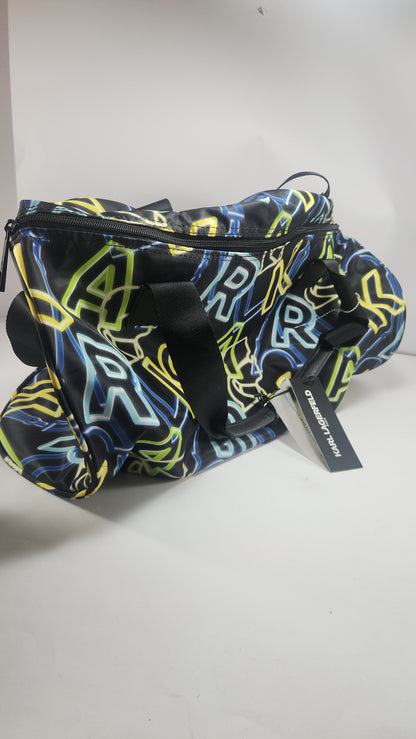 Karl Lagerfeld Neon Logo Duffel Bag