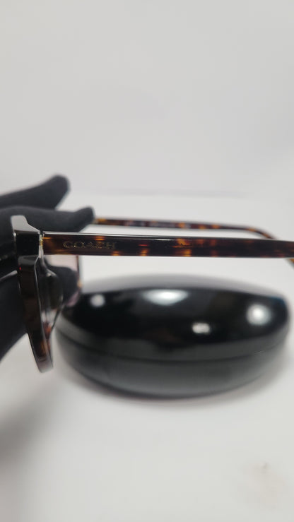 Lentes Coach Cafe