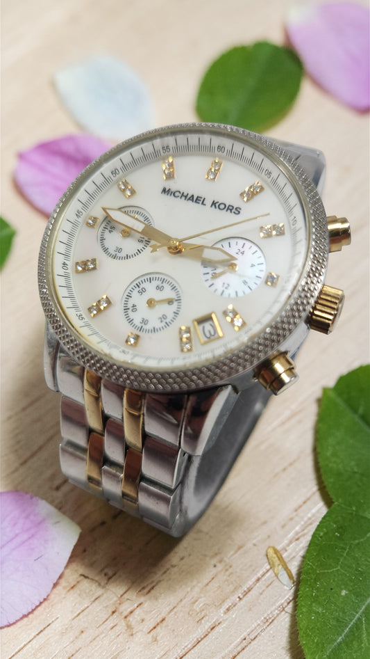 Michael Kors Reloj Bicolor Cronógrafo