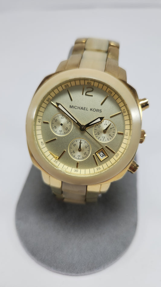 Michael Kors Cronógrafo Dorado