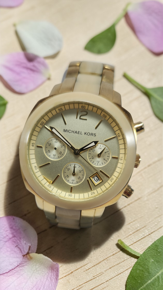 Michael Kors Cronógrafo Dorado