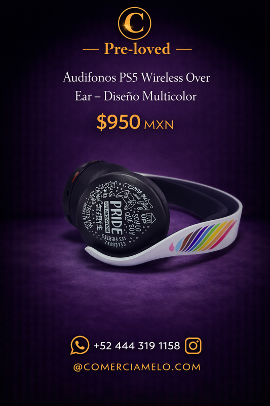 Audífonos PS5 Wireless Over Ear – Diseño Multicolor