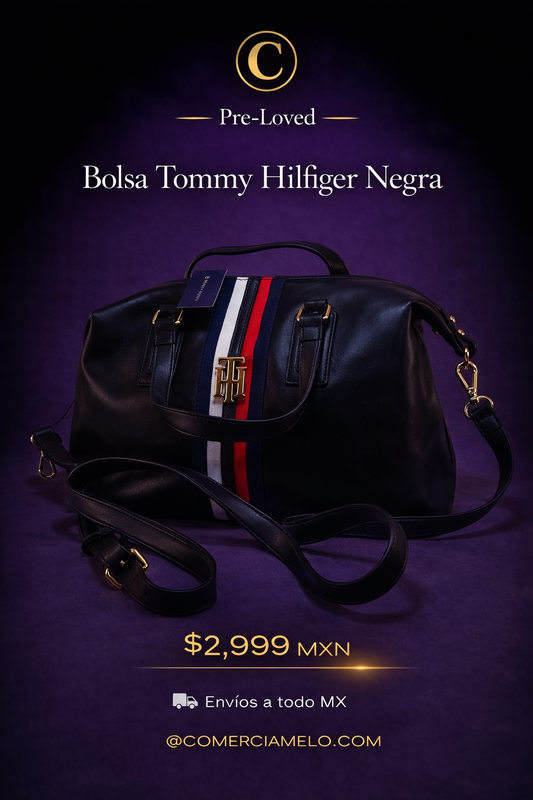 Bolsa Tommy Hilfiger Negra