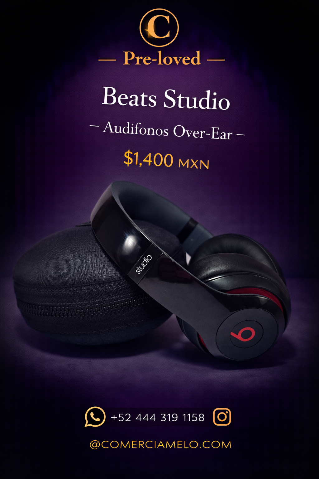 Beats Studio – Audífonos Over-Ear