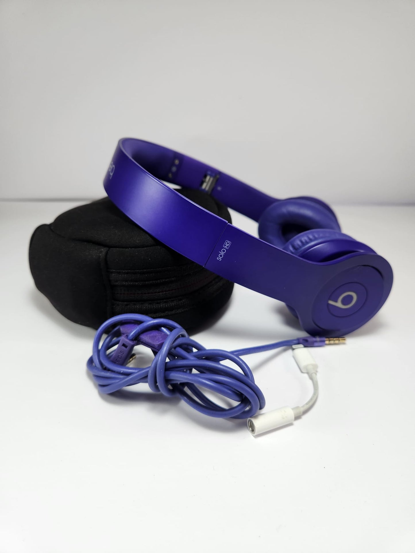 Beats Solo HD – Cable 3.5mm (Color Morado)