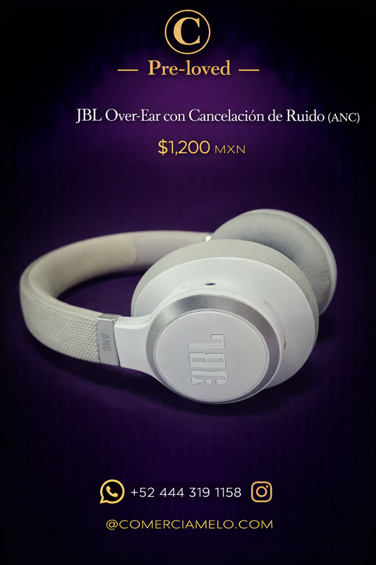 JBL Over-Ear con Cancelación de Ruido (ANC)