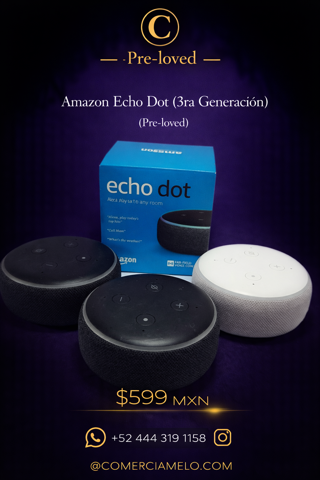 Amazon Echo Dot (3ra Generación)