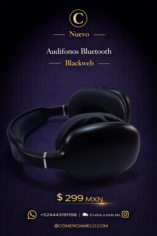 Audífonos Bluetooth Blackweb