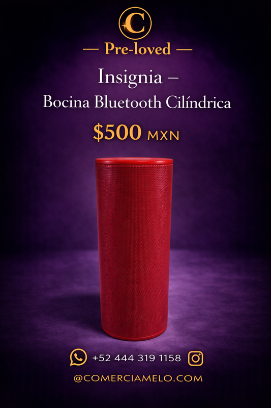Insignia – Bocina Bluetooth Cilíndrica