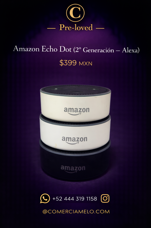 AMAZON ECHO DOT (2° GENERACIÓN — Alexa)