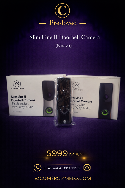 Slim Line II Doorbell Camera – Alarm.com