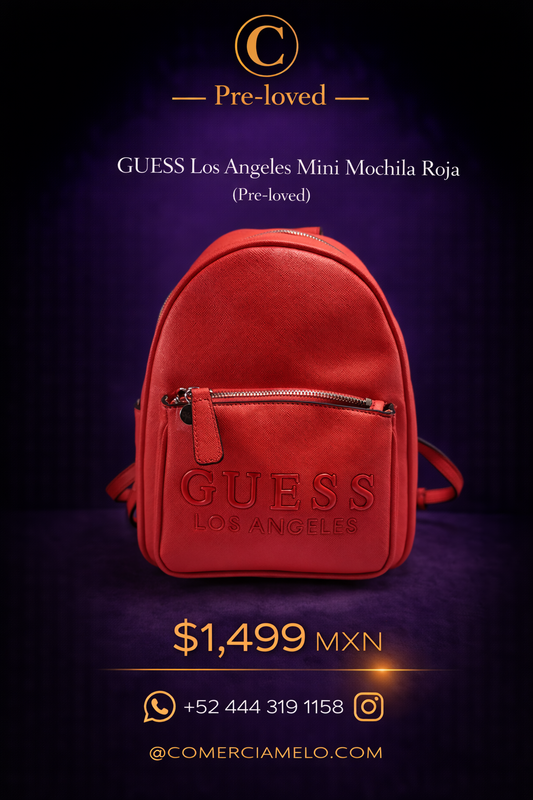 Guess Los Angeles Mini Mochila Roja
