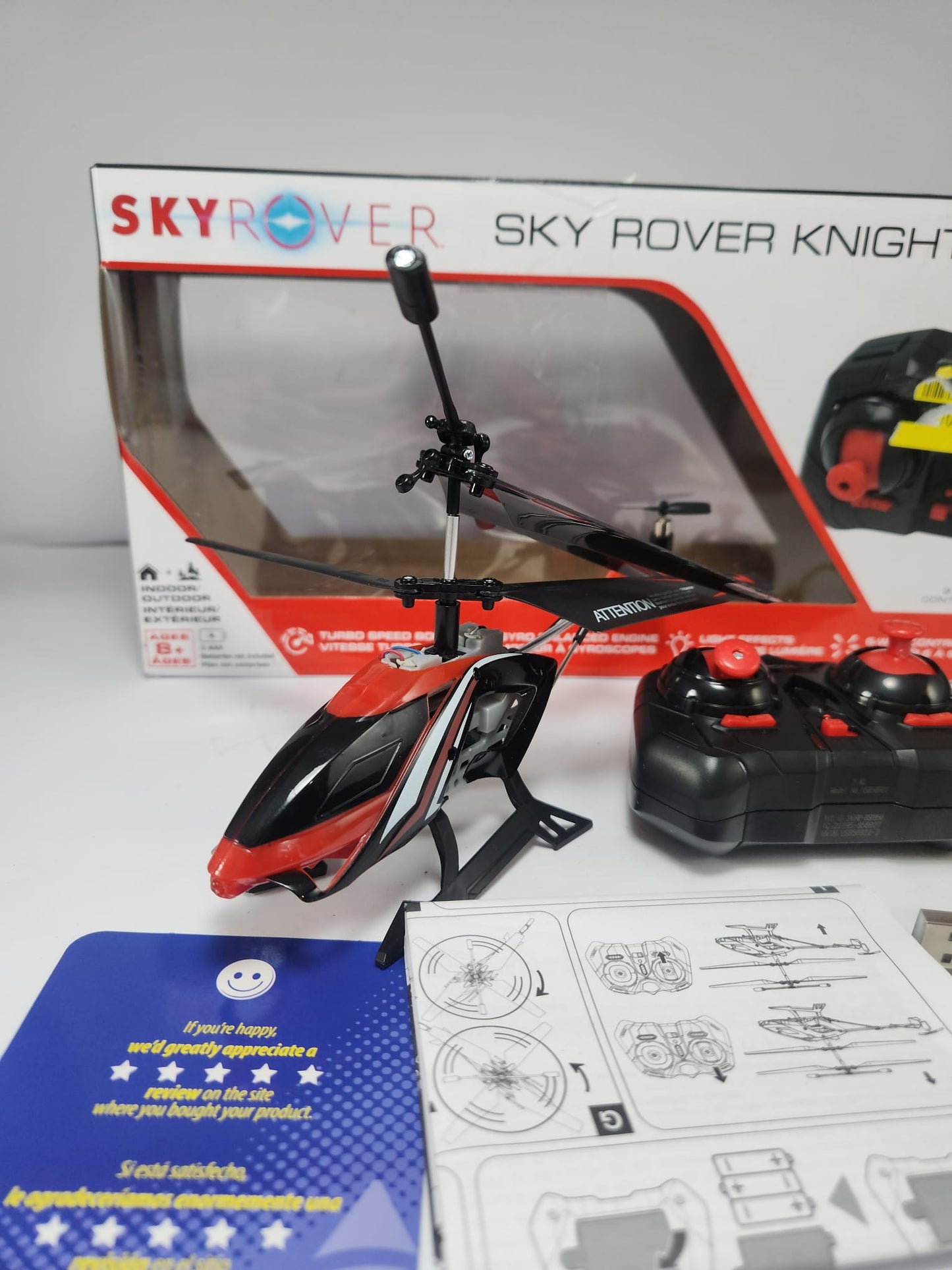 Sky Rover Knight – Mini Helicóptero RC