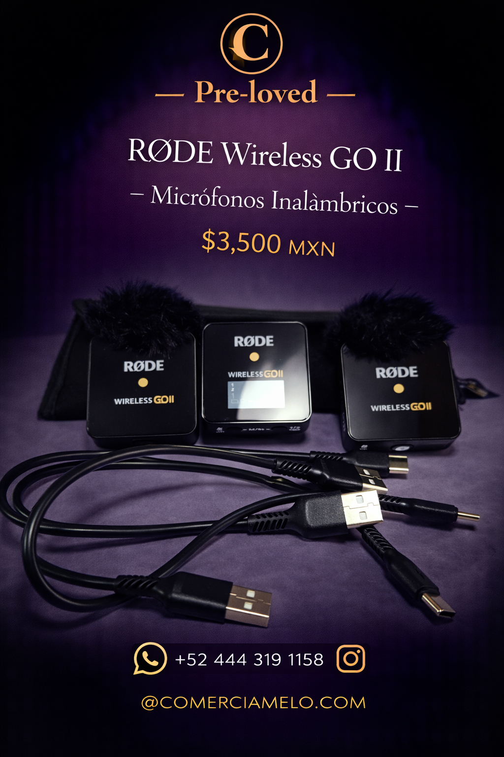 RØDE Wireless GO II – Micrófonos Inalámbricos