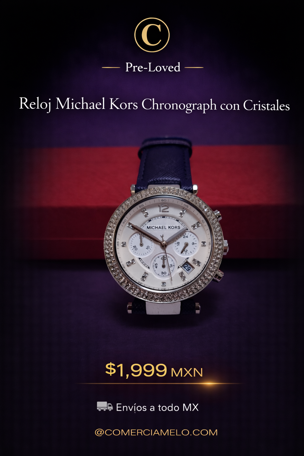 Reloj Michael Kors Chronograph con Cristales