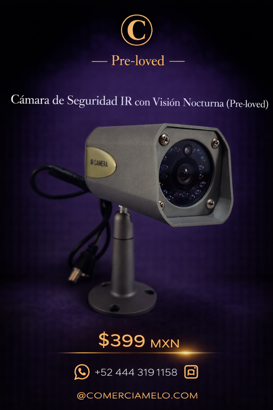 Cámara de Seguridad IR con Visión Nocturna