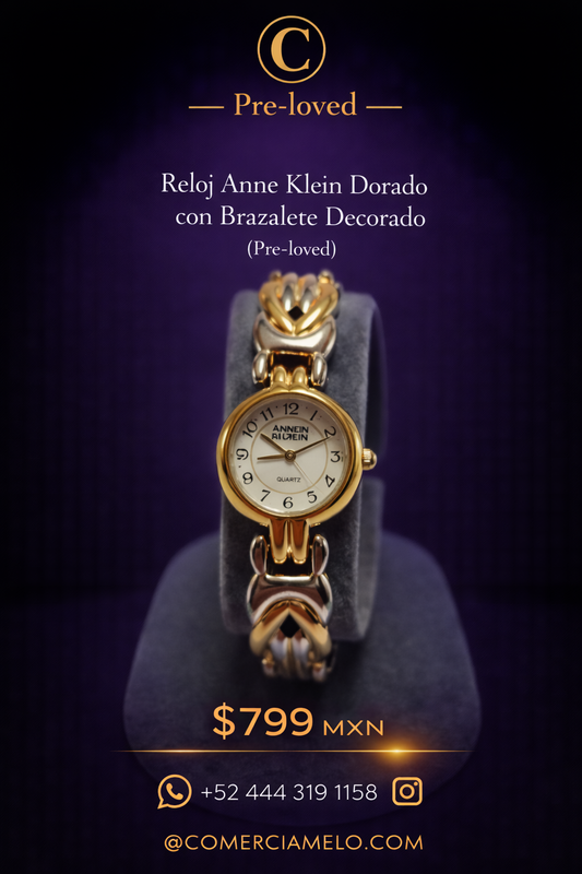 Anne Klein Dorado con Brazalete Decorado