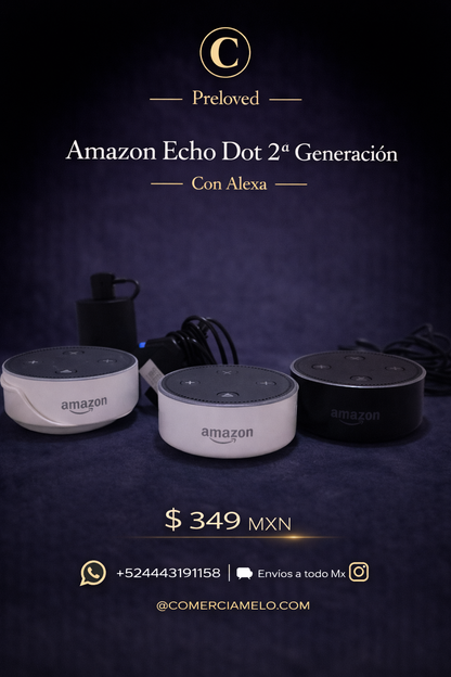 Amazon Echo Dot 2da Generación con Alexa