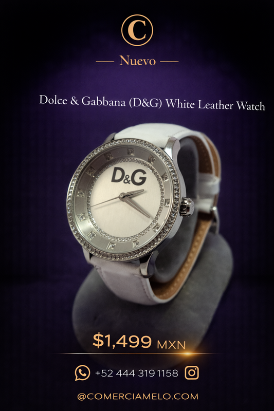 Dolce & Gabbana (D&G) White Leather Watch