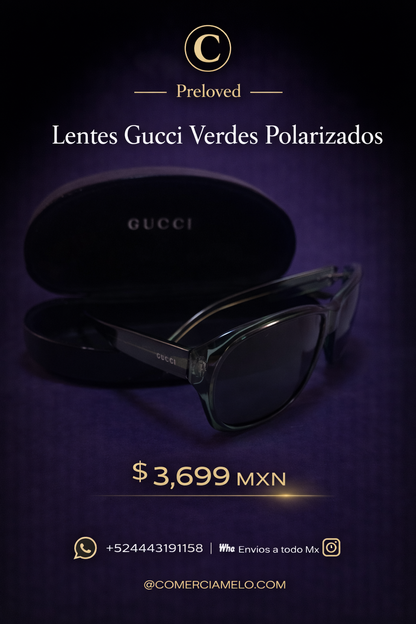 Lentes Gucci Verdes Polarizados