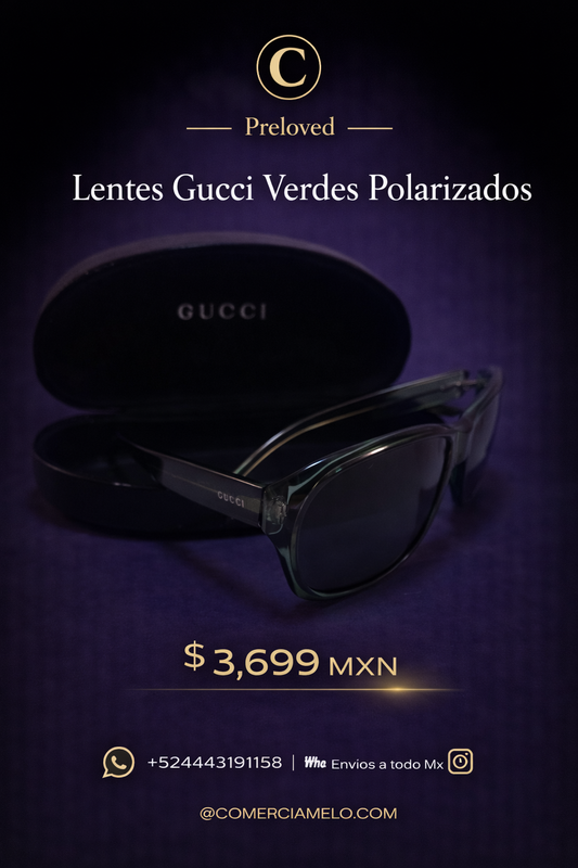 Lentes Gucci Verdes Polarizados