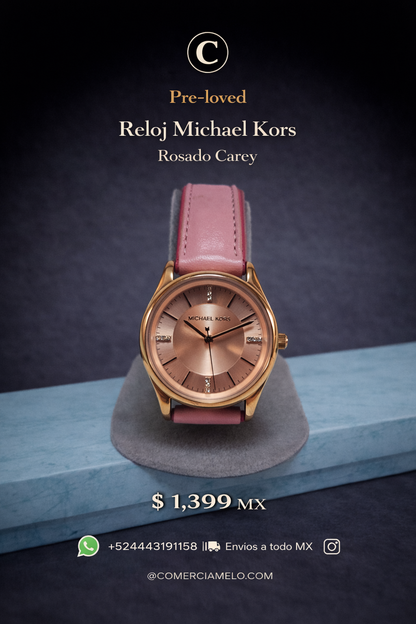 Reloj Michael Kors Rosado Glam
