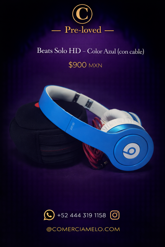 Beats Solo HD – Color Azul (con cable)