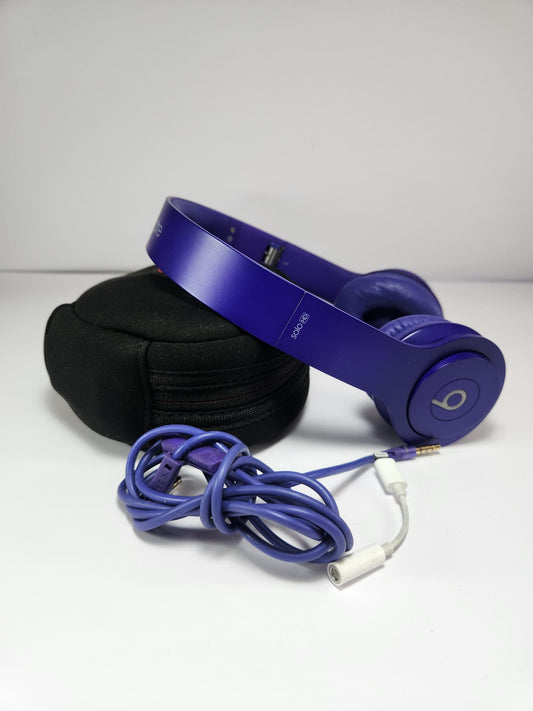 Beats Solo HD – Cable 3.5mm (Color Morado)
